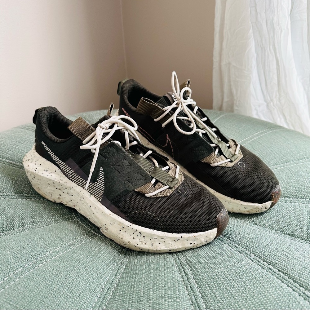 Nike Crater Impact Sequoia Olive Running Sneakers Size 8.5